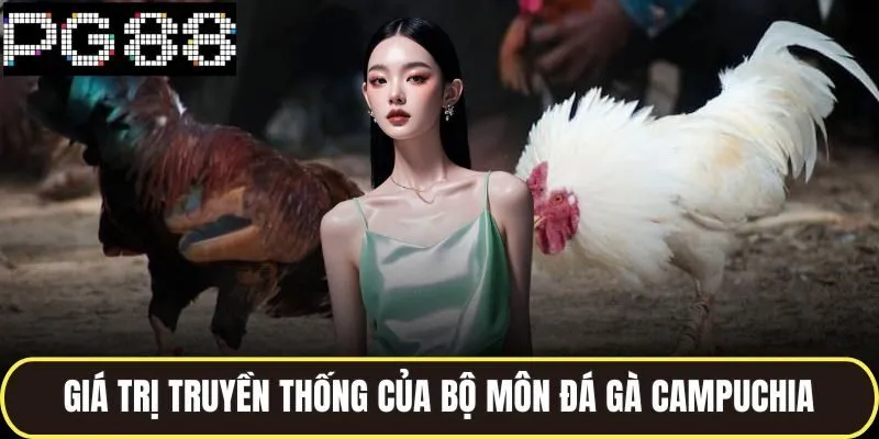Giá trị truyền thống của bộ môn đá gà campuchia