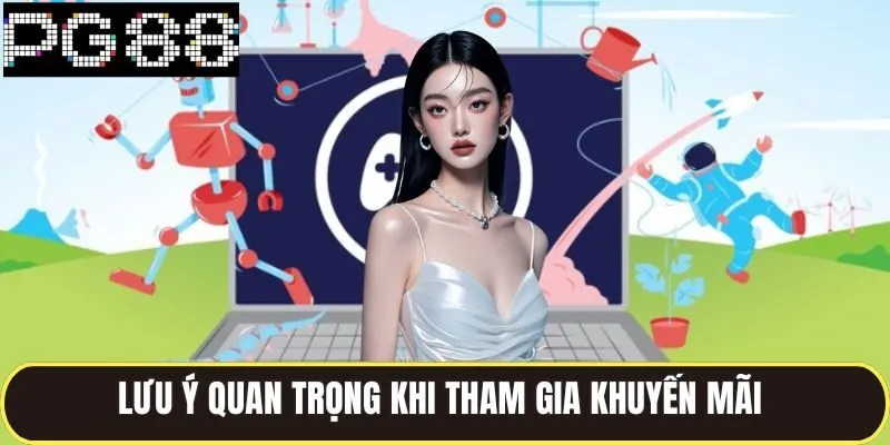 Khuyến Mãi Pg88 Tổng Hợp Ưu Đãi Cực Sốc Theo Nhiều Khung Giờ 3 Lưu ý quan trọng khi tham gia khuyến mãi tại hệ thống