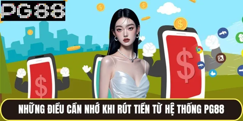 Rút Tiền Pg88 Duyệt Tức Thì Không Cần Chờ Xác Minh Rườm Rà 3 Những điều cần nhớ khi rút tiền từ hệ thống pg88